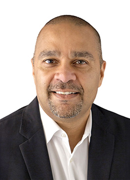 A photograph of Suresh Geer, Board Member of PCI Productions LLC
